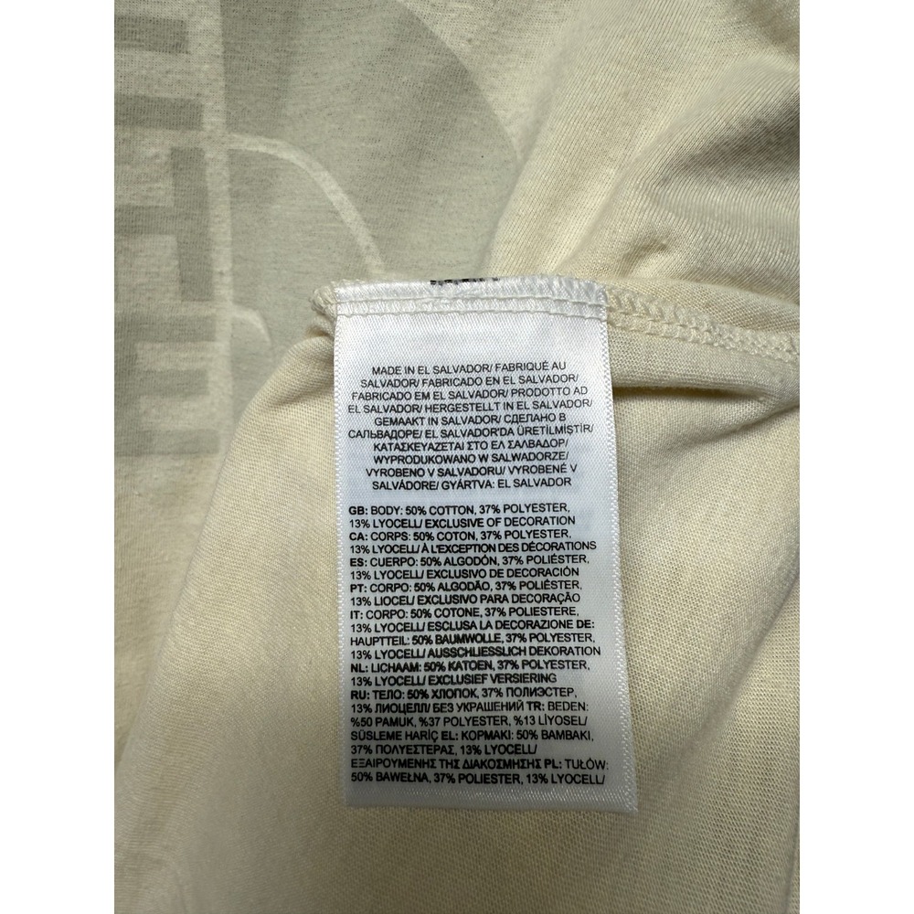 The North Face Evolution Half Dome T‎ Shirts Women 3XL Cream Cotton Short Sleeve - Picture 4 of 5